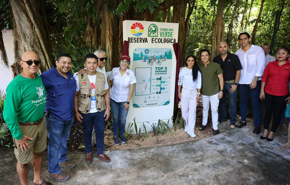 Inauguran en Cancún la Ruta Ecológica "Top 5 parques Ecológicos"