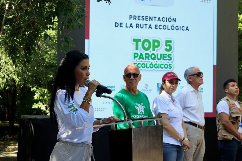 Inauguran en Cancún la Ruta Ecológica "Top 5 parques Ecológicos"