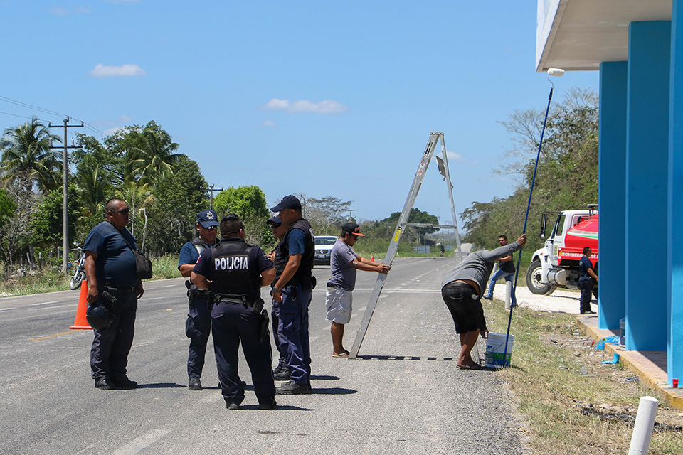 Anuncian en Chetumal reactivación de las casetas de vigilancia