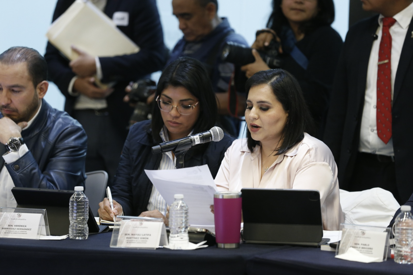 Mayuli Martínez solicita suspensión de la discusión de la reforma judicial en el Senado