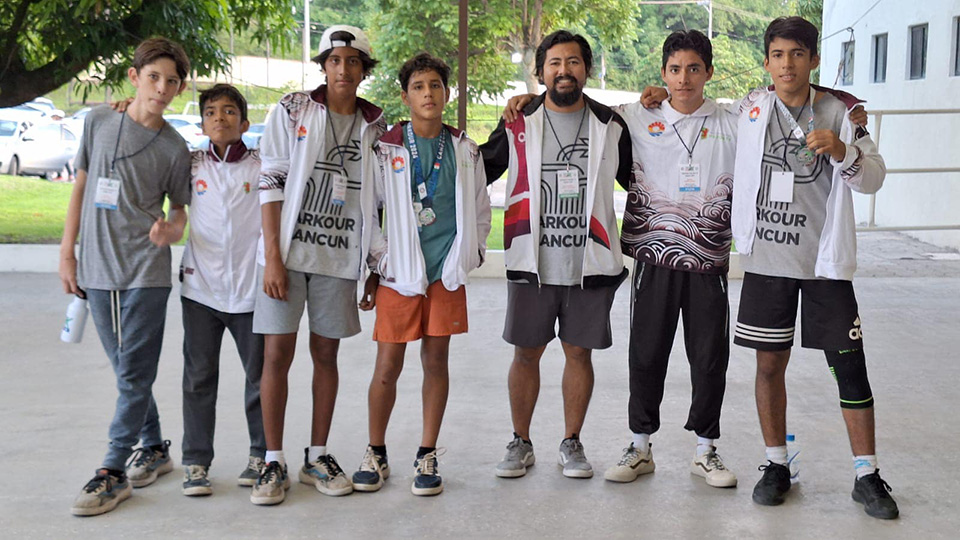 Joven cancunense de 15 años irá al Mundial de Parkour, en Japón