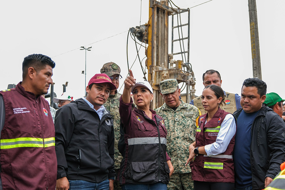 Mara Lezama recorre zonas de atención prioritaria en Cancún