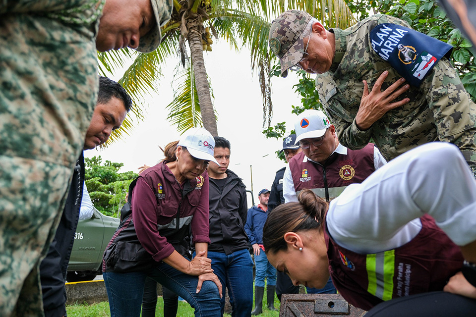 Mara Lezama recorre zonas de atención prioritaria en Cancún