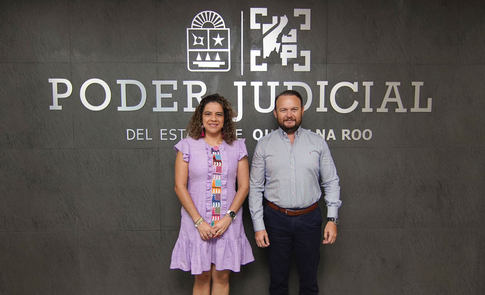 Firman convenio de colaboración los Poderes judiciales de QRoo y Oaxaca