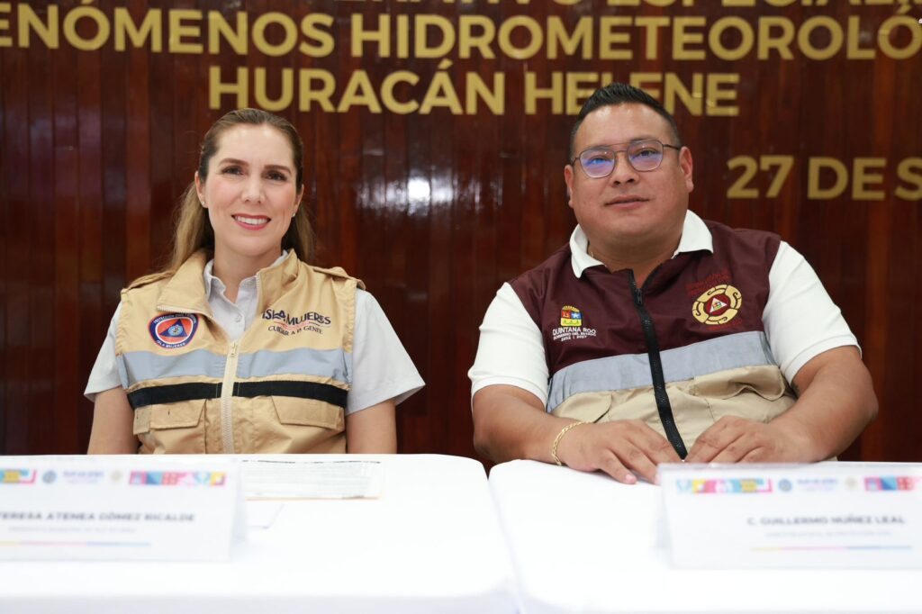 Reportan saldo blanco en Isla Mujeres luego del paso de la tormenta “Helene”