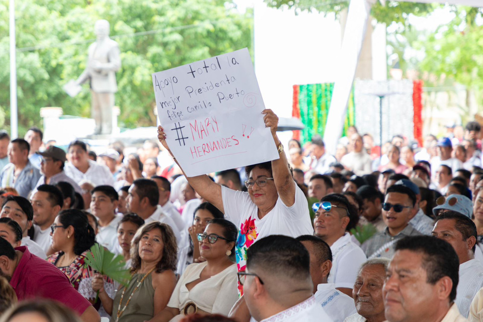 Bienestar sin precedente para la Zona Maya, ofrece Mary Hernández