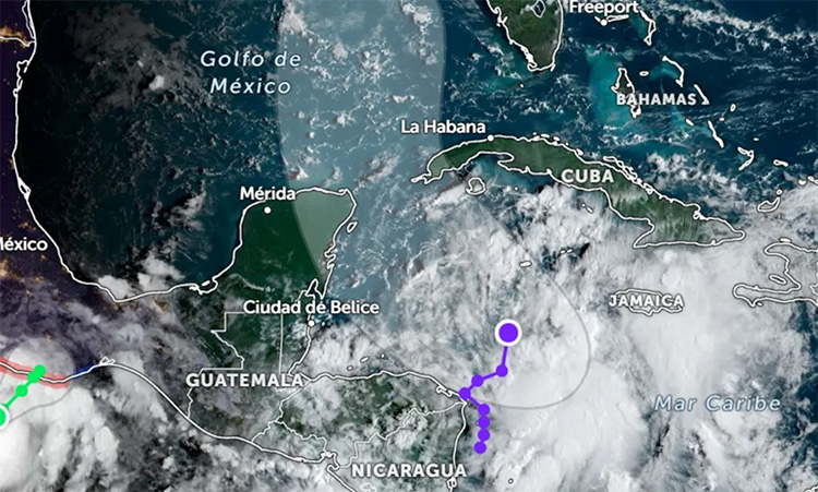 Aumenta al 90% la probabilidad de formación de la tormenta tropical Helene cerca de Quintana Roo