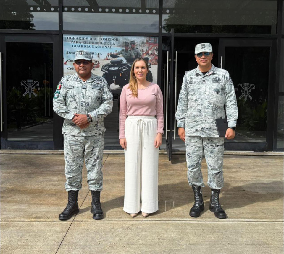 Gobierno municipal fortalece coordinación para reforzar la seguridad en Isla Mujeres