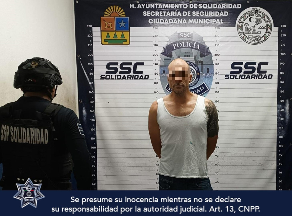 Canadiense detenido con machete en mano, acusado de ataque sexual