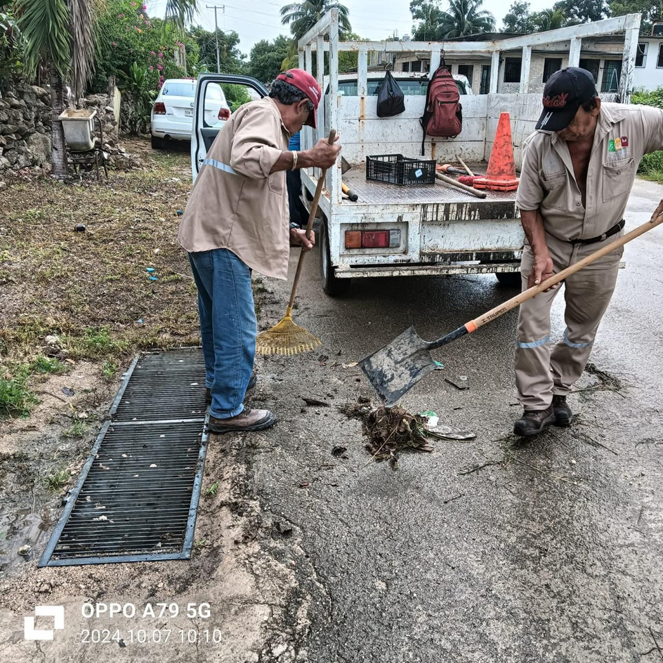 Carrillo Puerto se prepara de una posible afectación por las lluvias