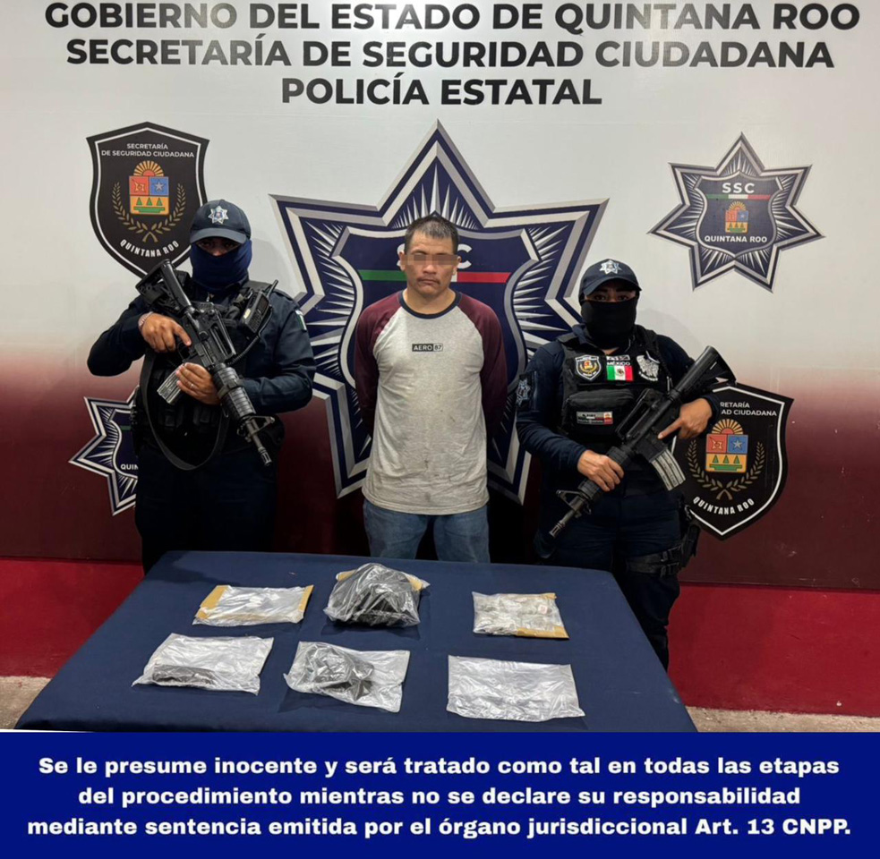 Tras detonaciones de arma de fuego es detenido narcomenudista