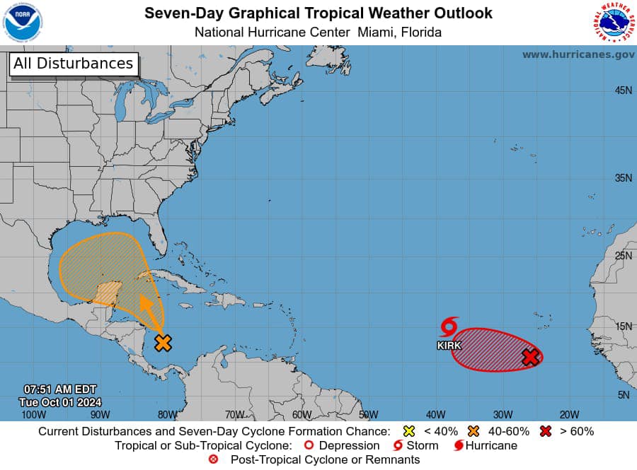 Alerta en Quintana Roo por intensas precipitaciones hasta el viernes se esperan lluvias