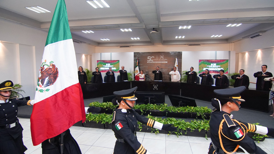 Conmemora Poder Judicial el 50 aniversario de su instalación