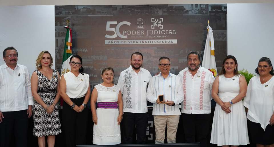 Conmemora Poder Judicial el 50 aniversario de su instalación