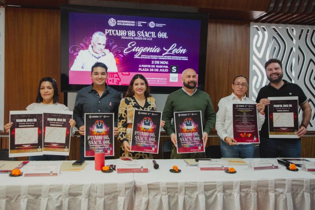 Eugenia León dará concierto en la celebración del Pixano´ob, Saacil óol en Playa del Carmen