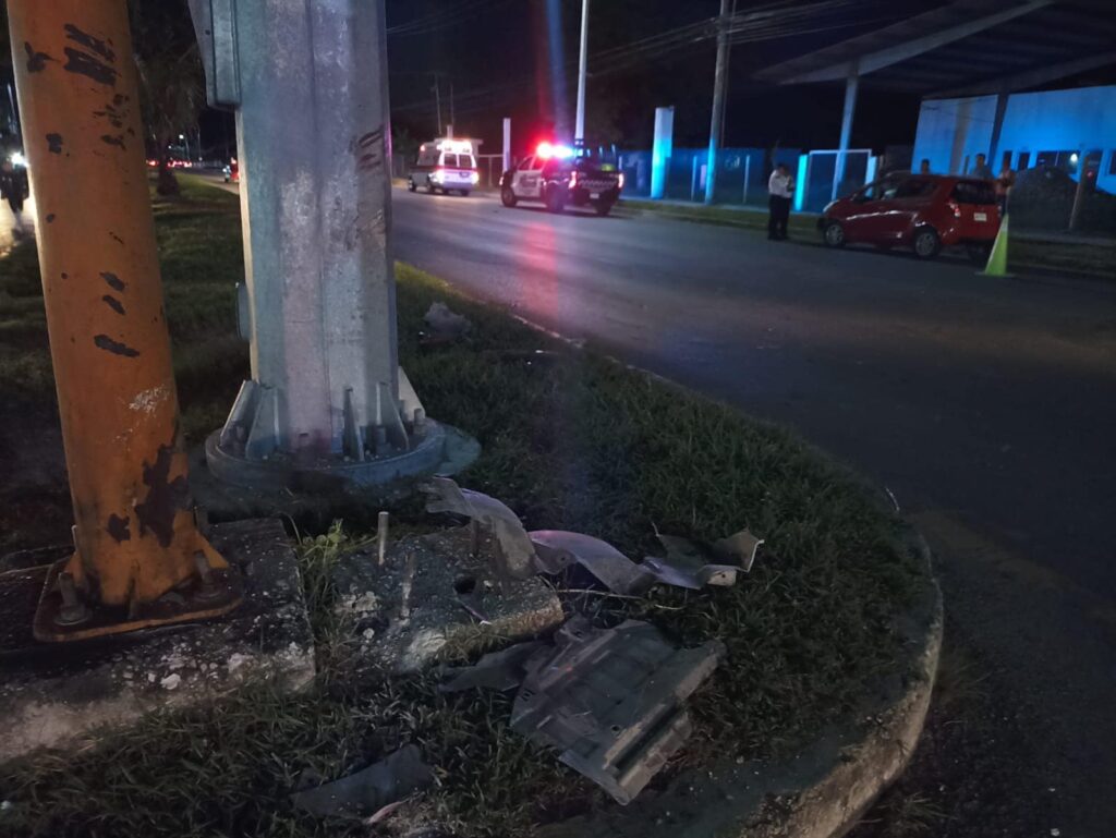 Conductor en estado de ebriedad provoca accidente en avenida Juárez