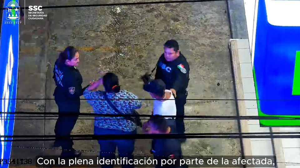 Policía captura a presunto ladrón gracias a denuncia ciudadana y videovigilancia del C5 