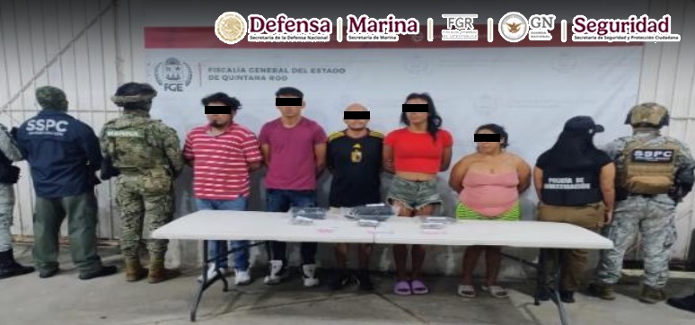 Aseguran armas, drogas y detienen a 11 personas en operativos en Quintana Roo