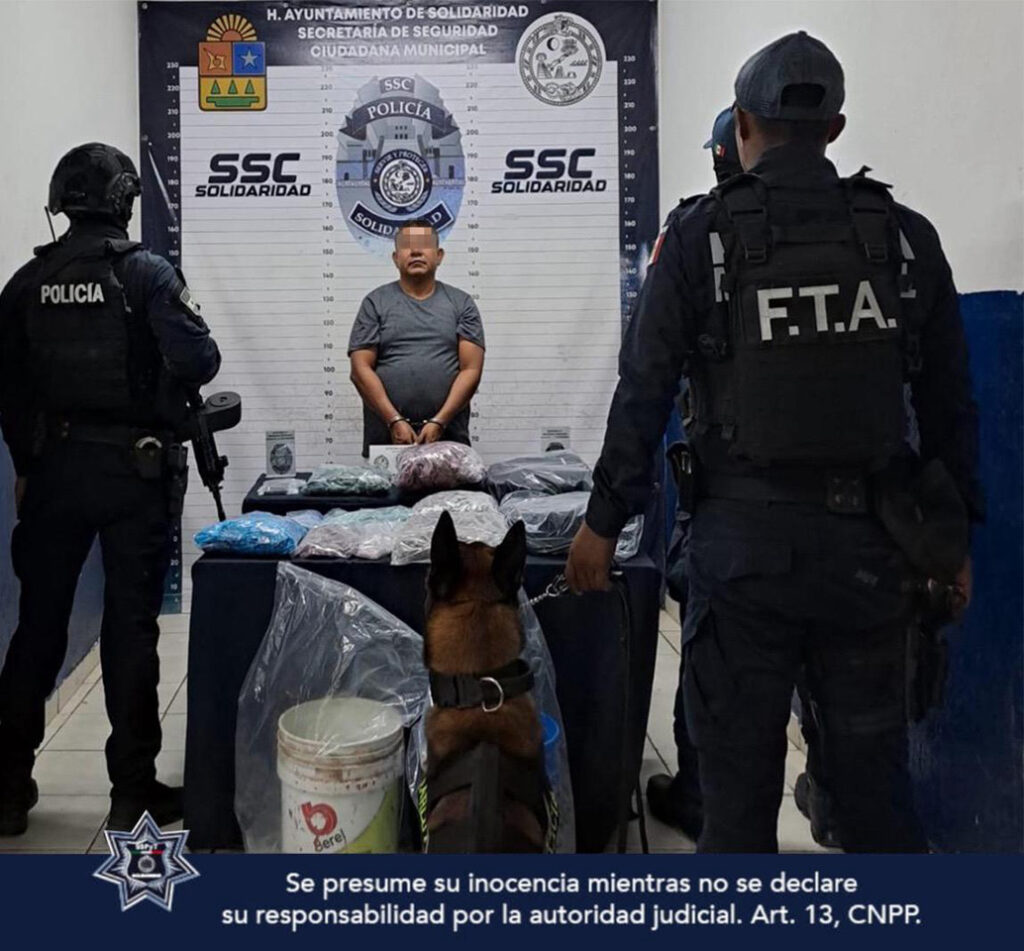 Detenido en Playa con 3 mil dosis de drogas