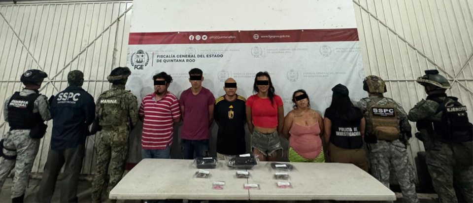 Aprehenden a 11 personas por narcomenudeo en Benito Juárez