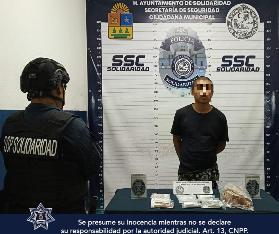 Detenido en Playa del Carmen por robar bolso