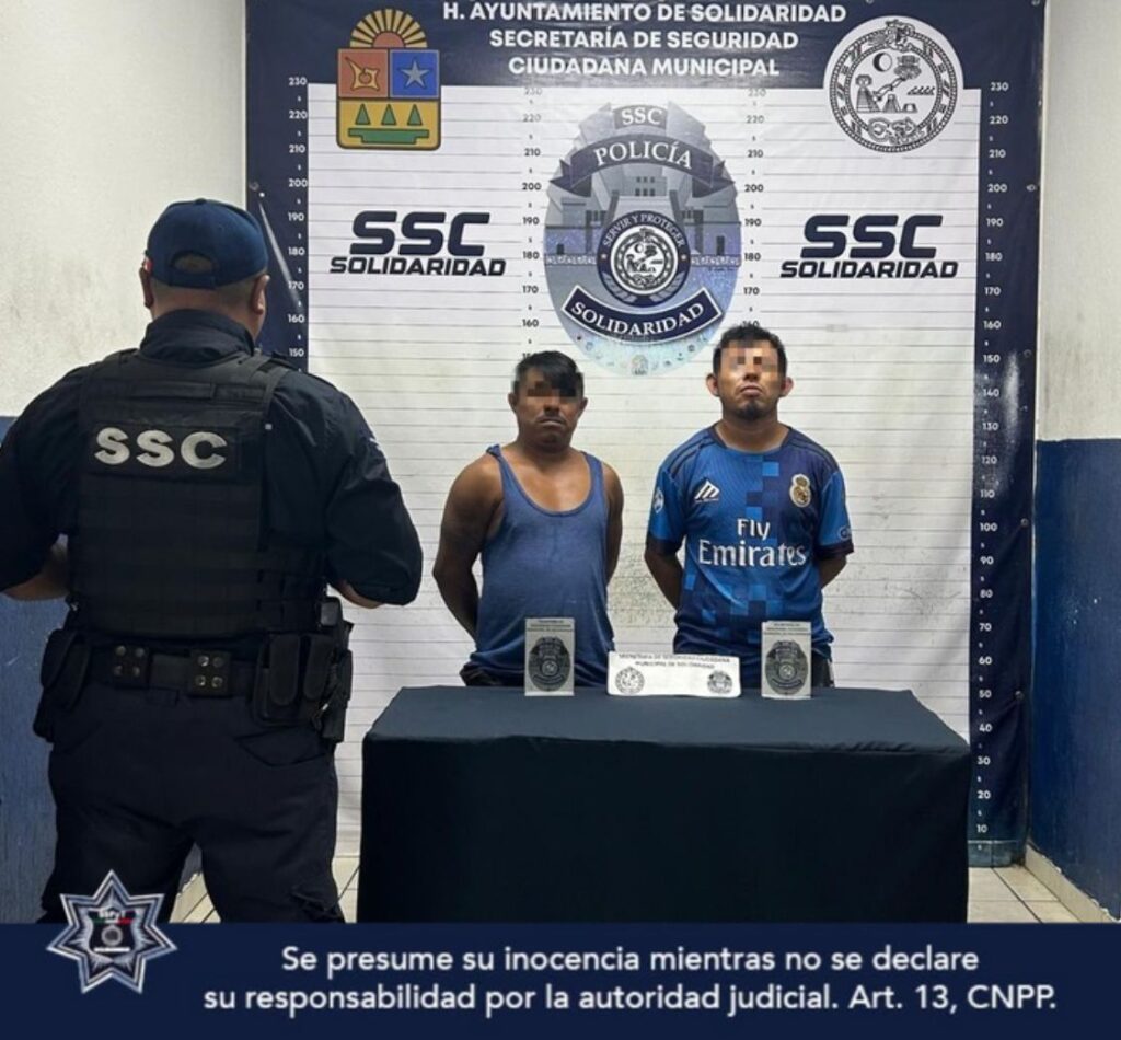 Detienen a dos hombres por agresiones a policías en Villas del Sol