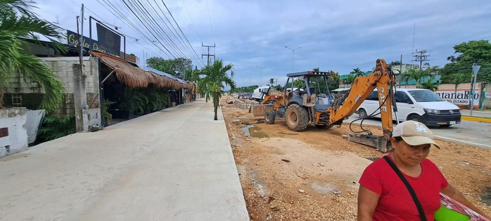 En marcha la rehabilitación del camino de Bahía Petempich