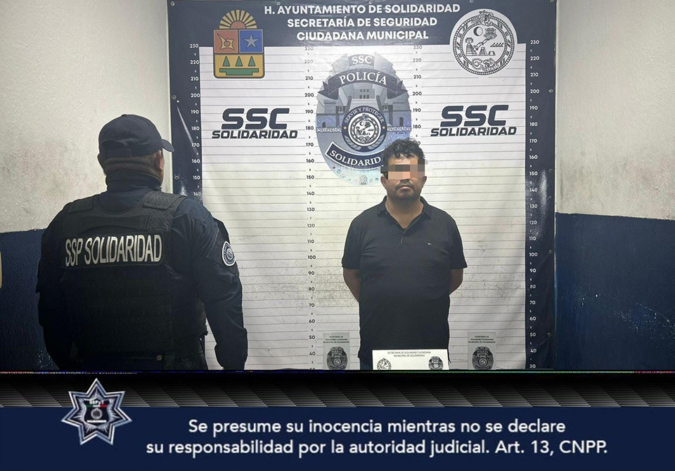 Es detenido por despojo de inmueble en Playa en Carmen