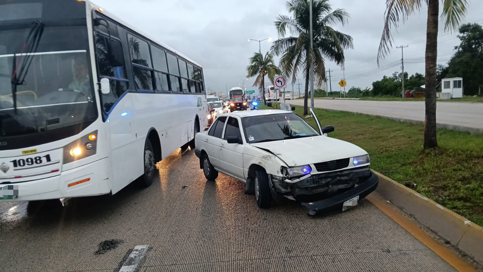 Reportan esta mañana al menos tres accidentes de tránsito en la Colosio