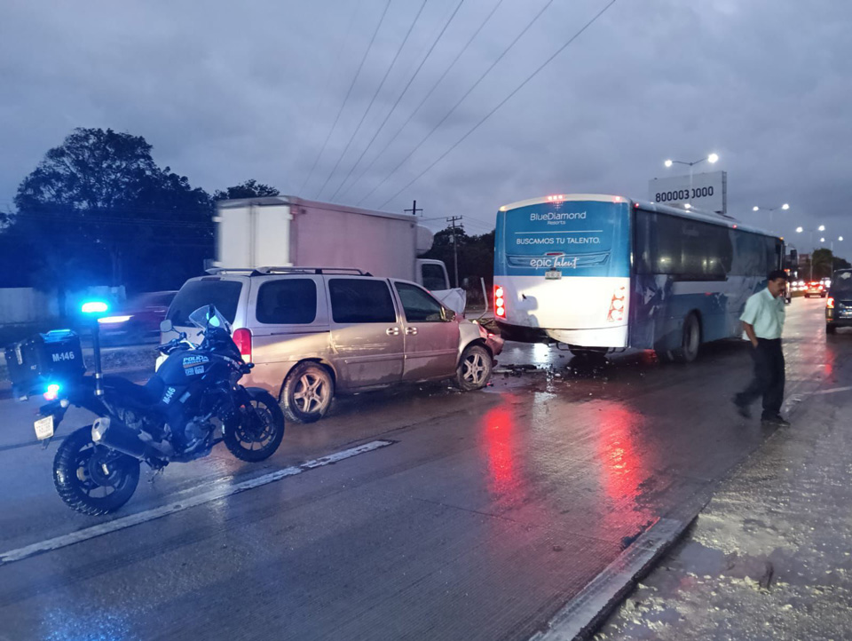 Reportan esta mañana al menos tres accidentes de tránsito en la Colosio