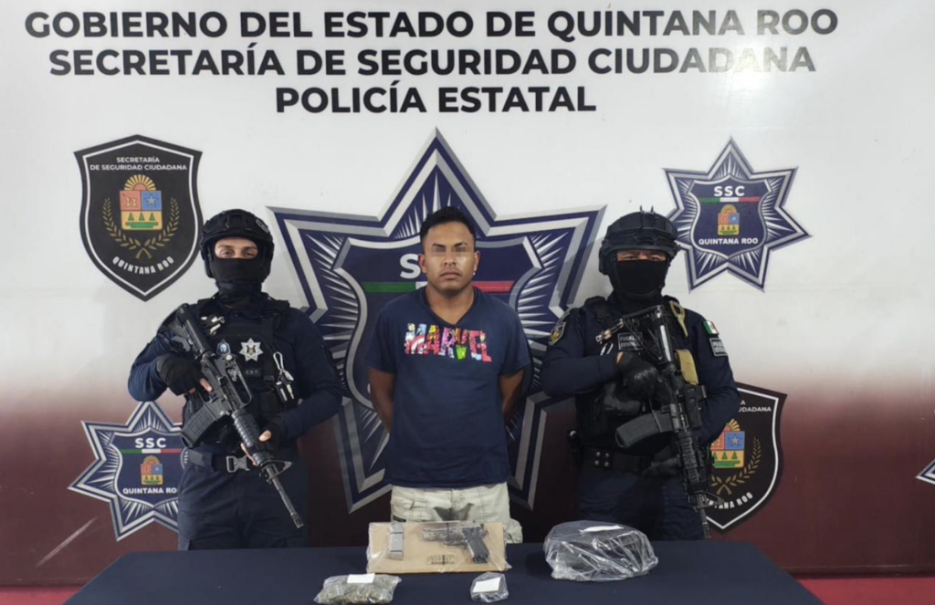 Aprehenden a narcomenudista armado con una pistola