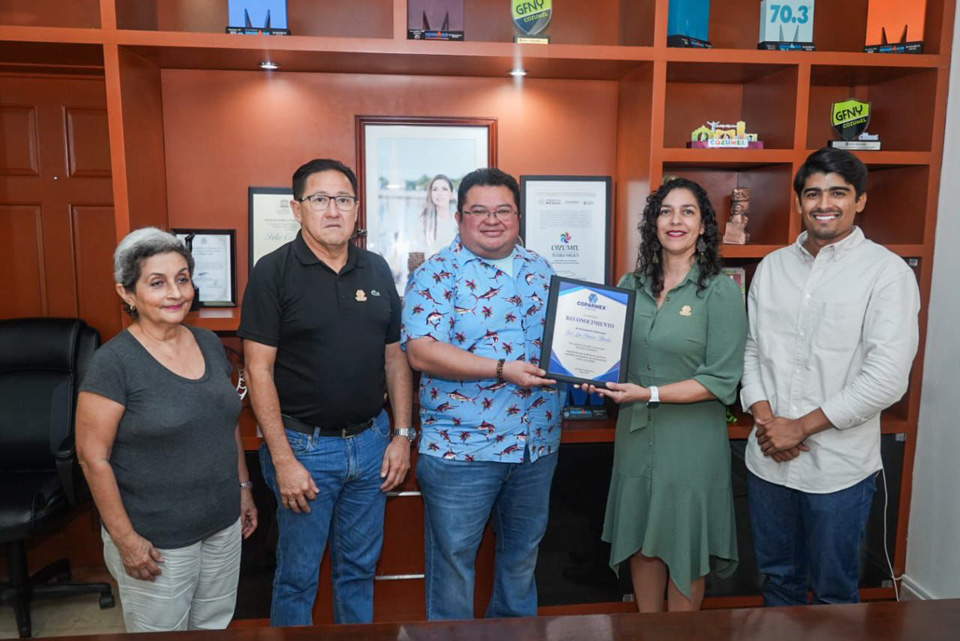 Reconoce Coparmex Cozumel al presidente municipal por sus primeros 100 días de gobierno