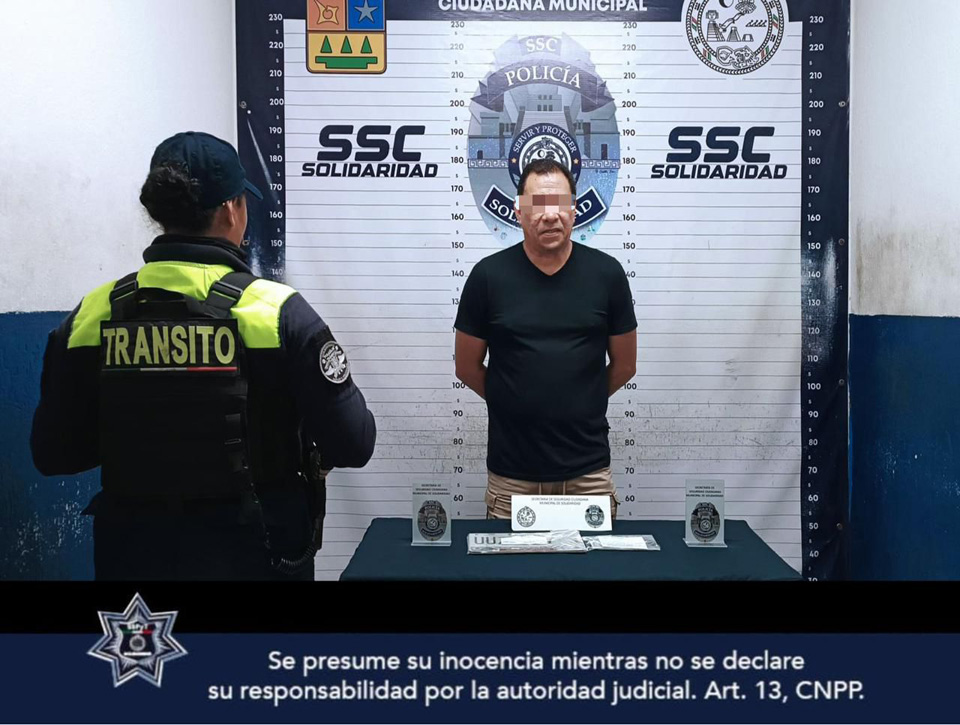 Detenido conducía un auto con reporte de robo