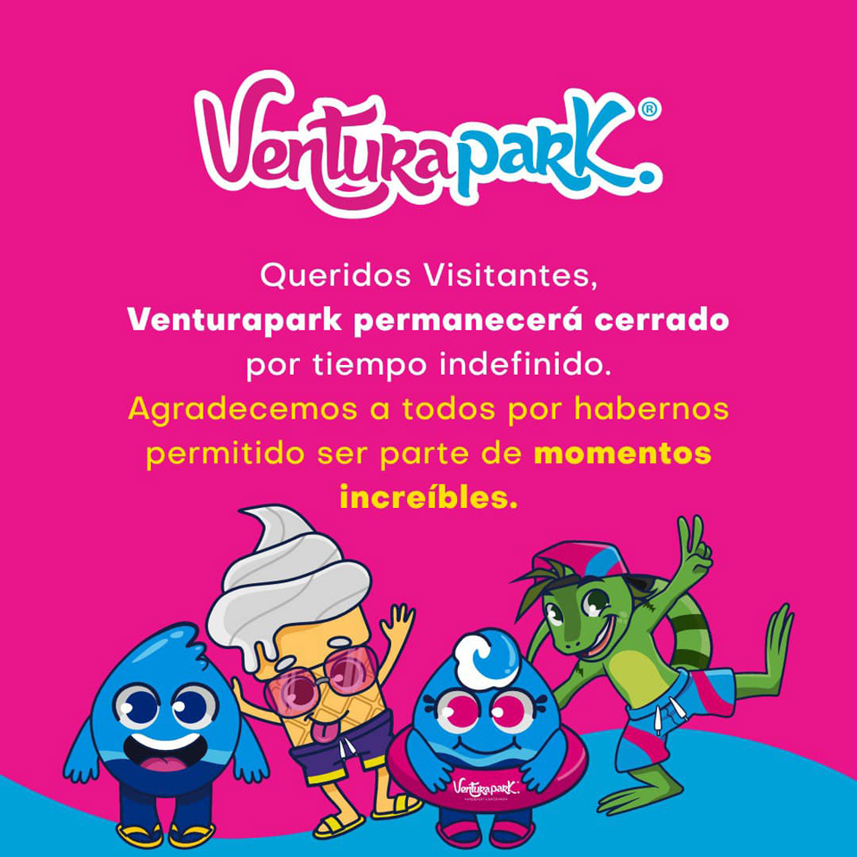 Ventura Park anuncia su cierre indefinido en Cancún