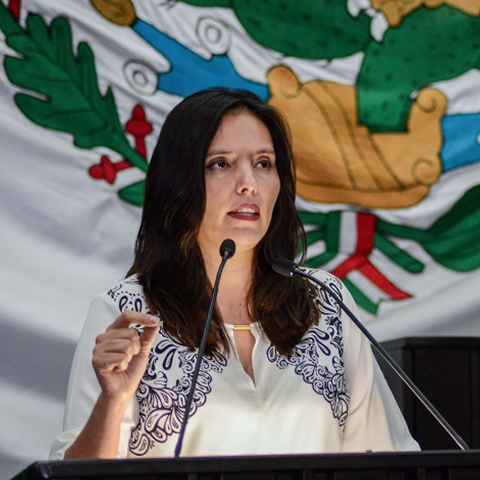 Berenice Polanco Córdova, secretaria particular de la alcaldesa Ana Patricia Peralta de la Peña