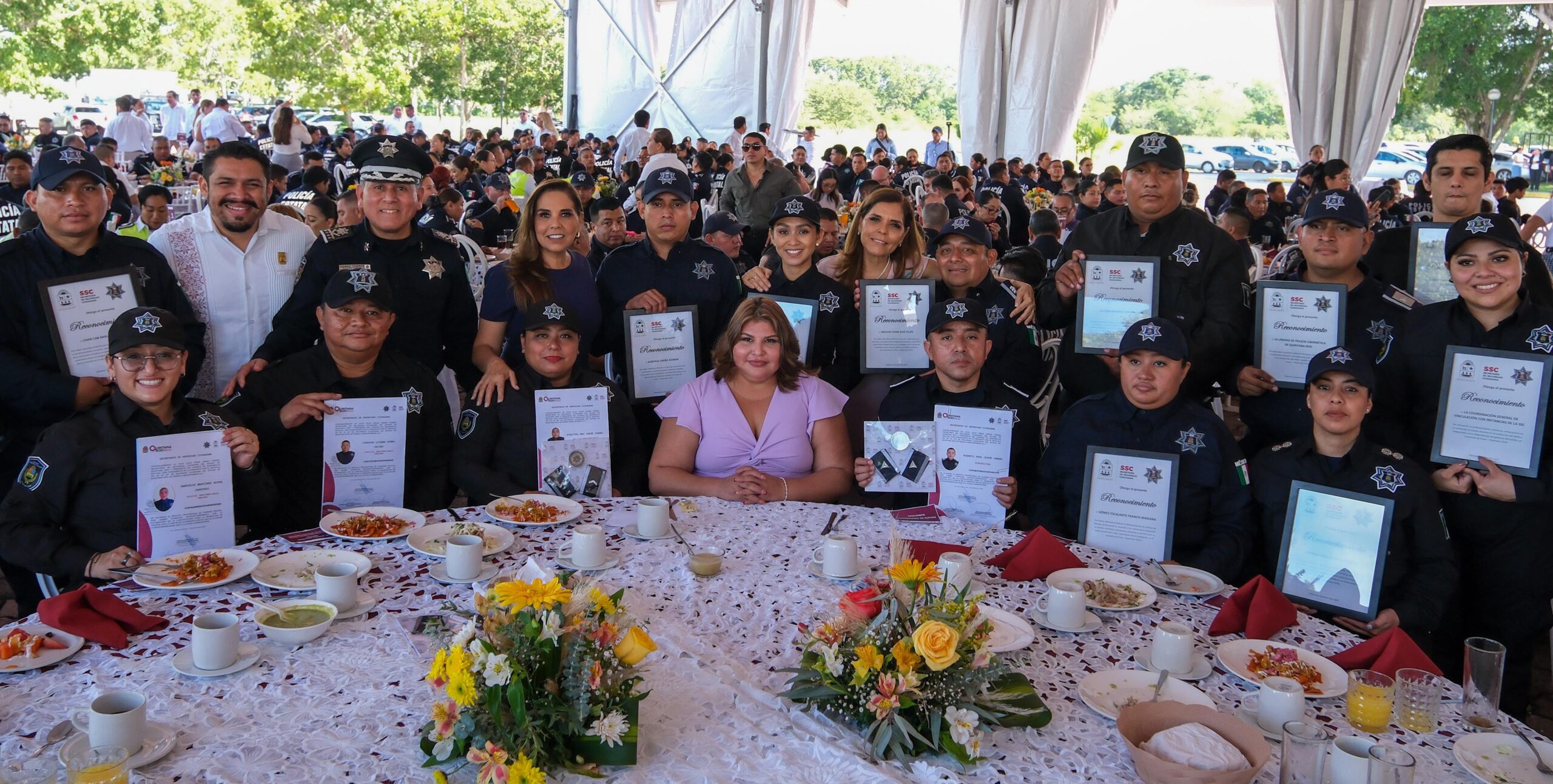 Ratifica Mara Lezama su compromiso con la seguridad