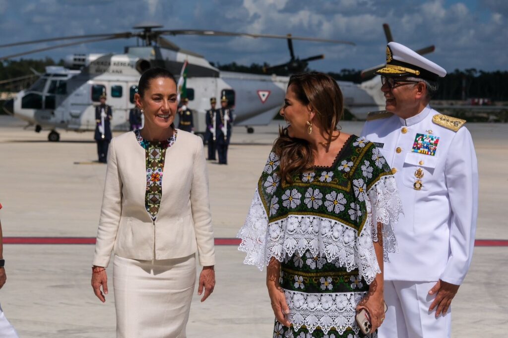 Reafirma Mara Lezama respaldo a Claudia Sheinbaum con la Fuerza Aérea Mexicana