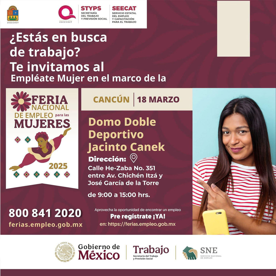 Abren puertas para el empleo a mujeres en Cancún