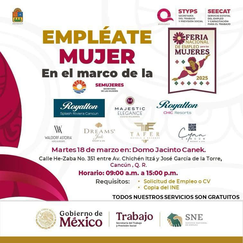 Abren puertas para el empleo a mujeres en Cancún